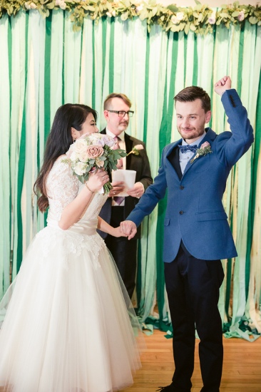 mid-century-blue-and-green-wedding