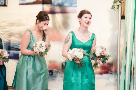 mid-century-blue-and-green-wedding
