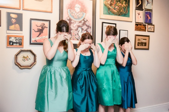 mid-century-blue-and-green-wedding