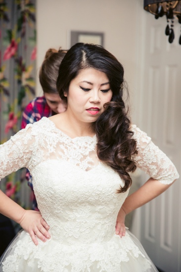mid-century-blue-and-green-wedding