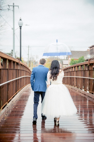 mid-century-blue-and-green-wedding