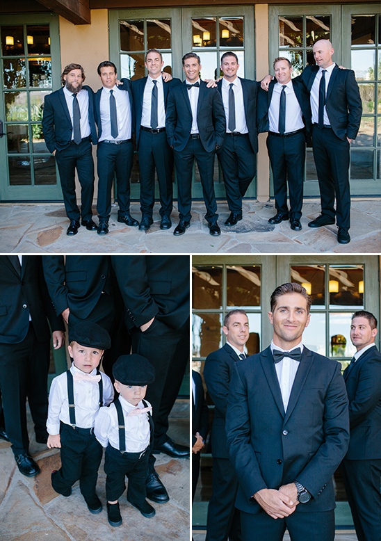 classy black and white groomsmen @weddingchicks