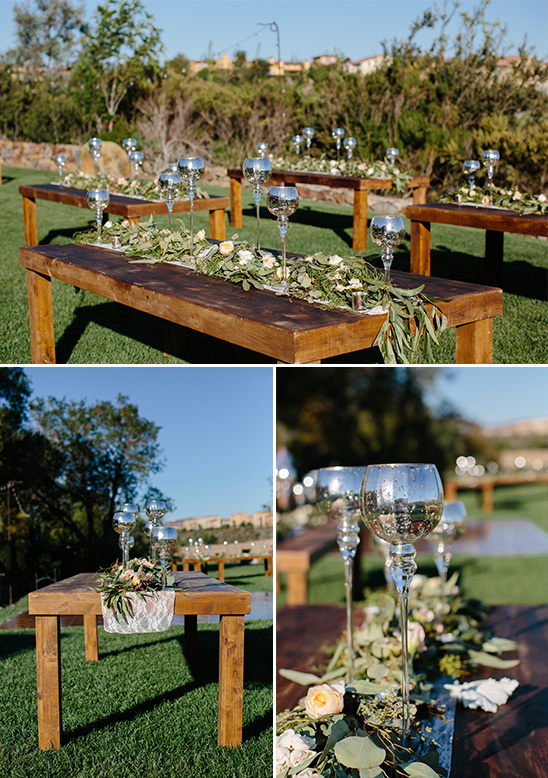 farm table style reception ideas @weddingchicks