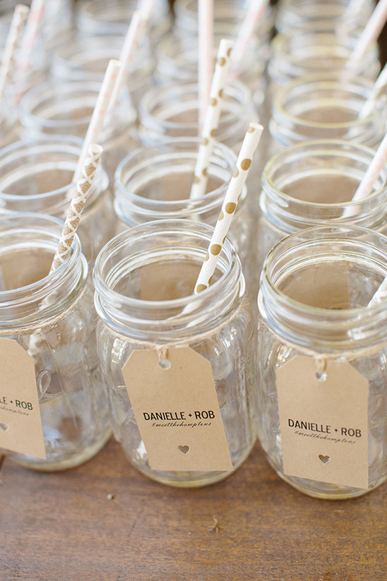 personal mason jar wedding glasses @weddingchicks
