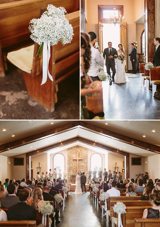 sweet and simple chapel wedding @weddingchicks