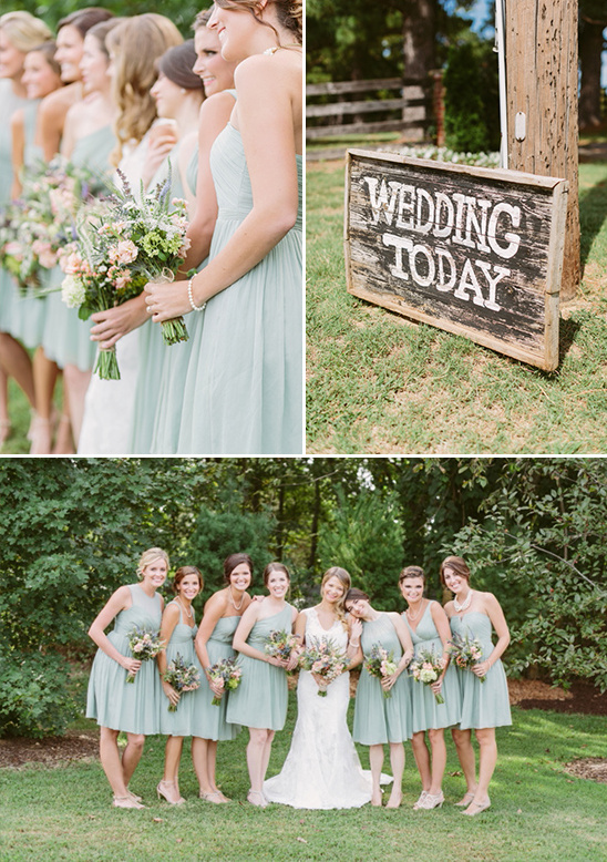 light green bridesmaids @weddingchicks