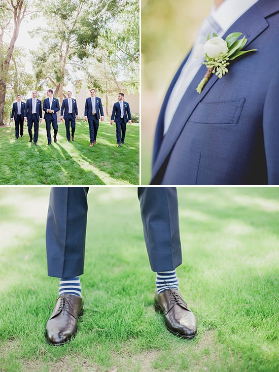 navy blue groomsman ideas @weddingchicks