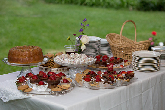scrumptious dessert table @weddingchicks