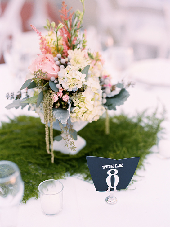 table number and flowers @weddingchicks