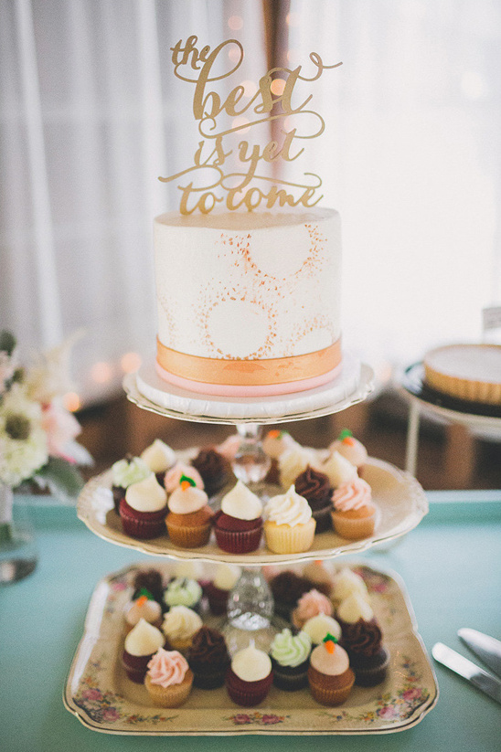 the best is yet to come cake topper @weddingchicks