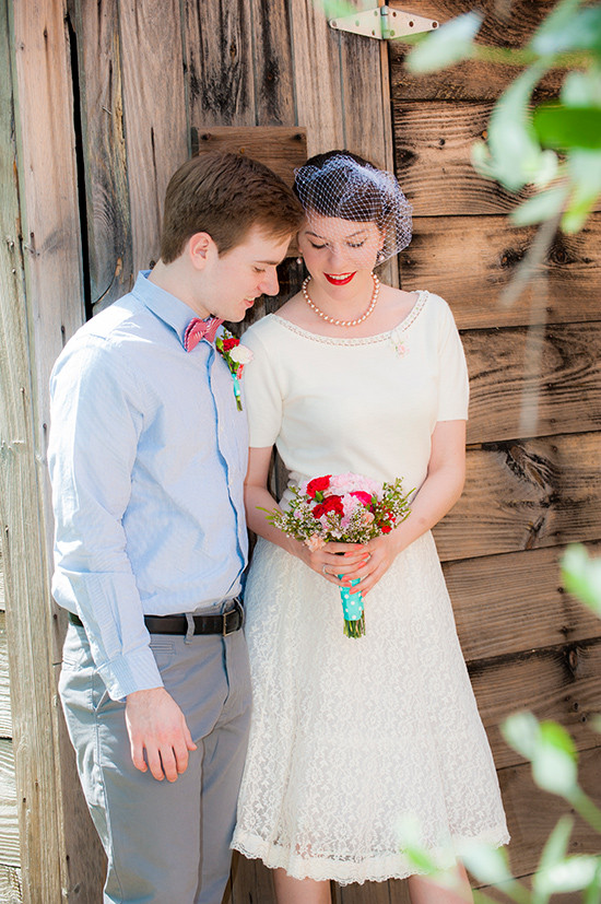 Blue And Red Coke Wedding Inspiration