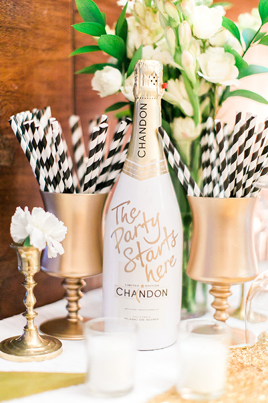 customized champagne bottle @weddingchicks