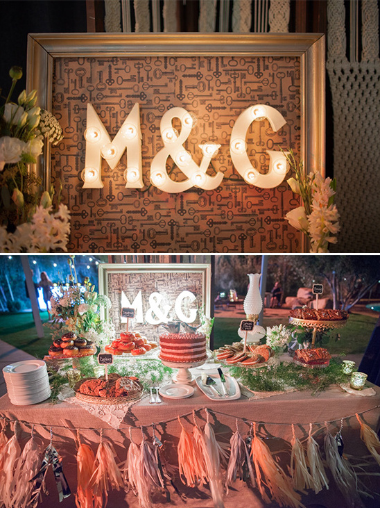 marquee cake table sign @weddingchicks