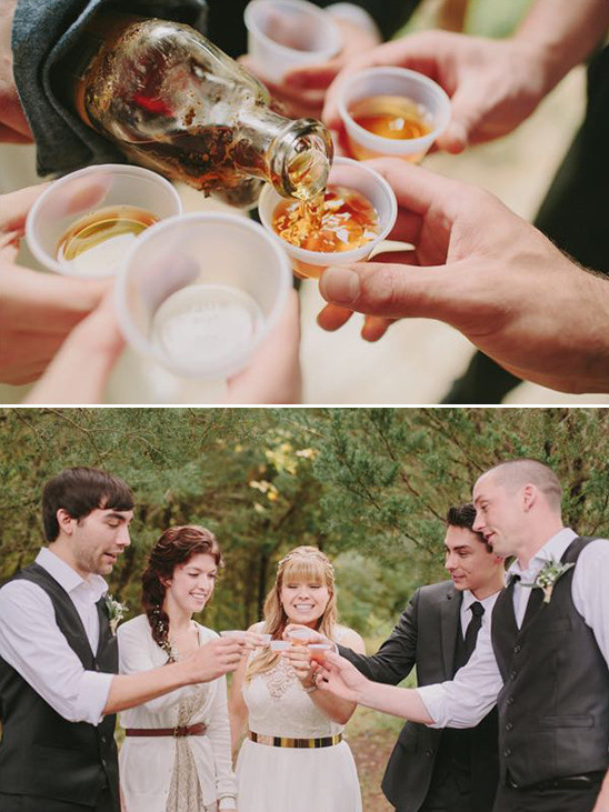 bridal party cocktails