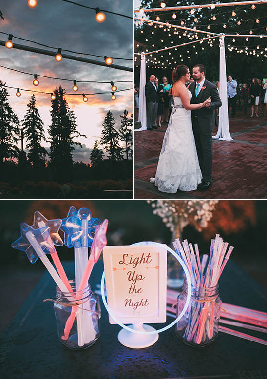 light up your wedding with glowsticks @weddingchicks