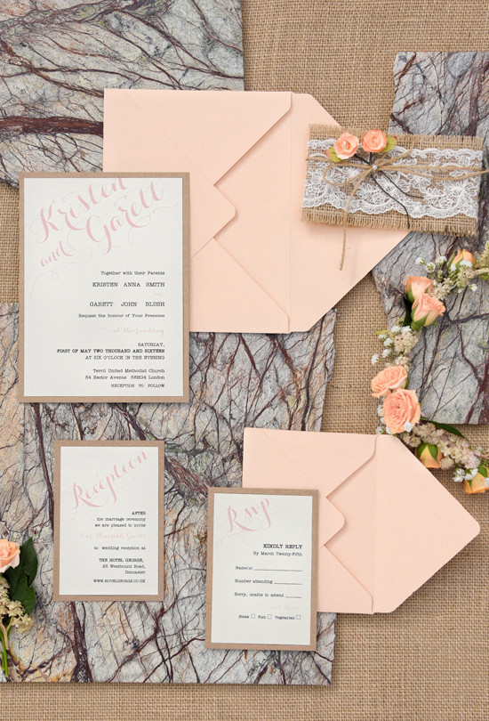 Peach Rustic Wedding Ideas From Love Polka Dots