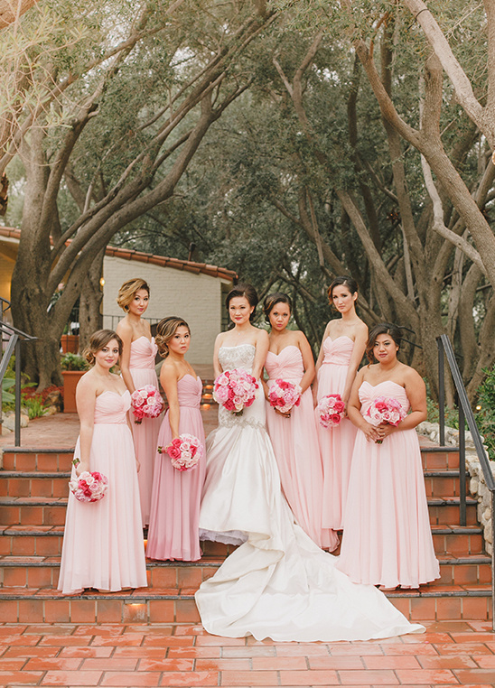 Pink And Gold Sparkle Wedding
