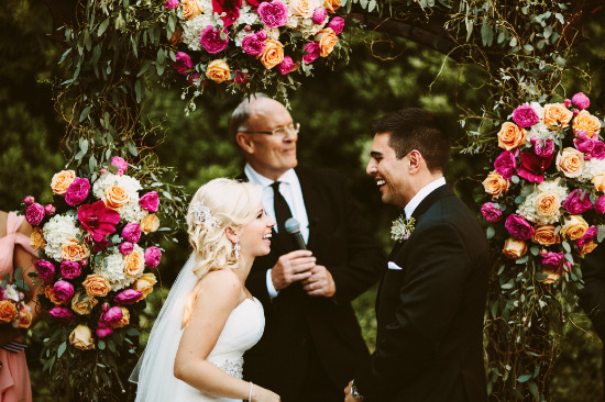 pop-of-pink-modern-wedding