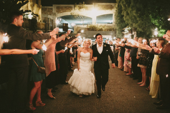 pop-of-pink-modern-wedding