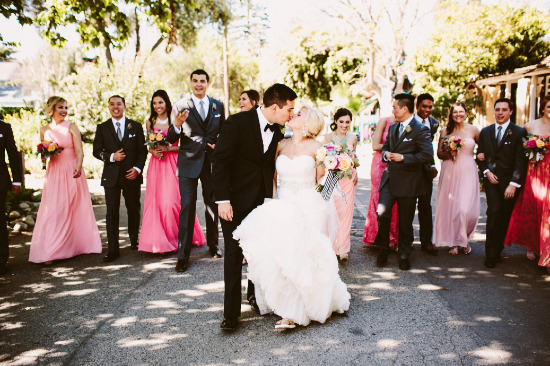 pop-of-pink-modern-wedding