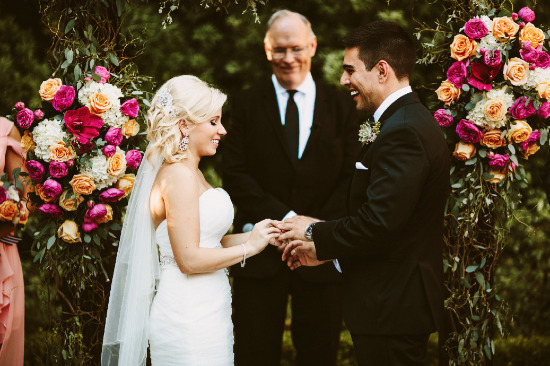 pop-of-pink-modern-wedding