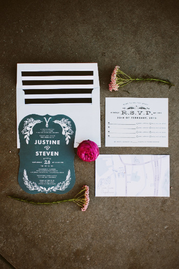 pop-of-pink-modern-wedding