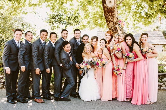 pop-of-pink-modern-wedding