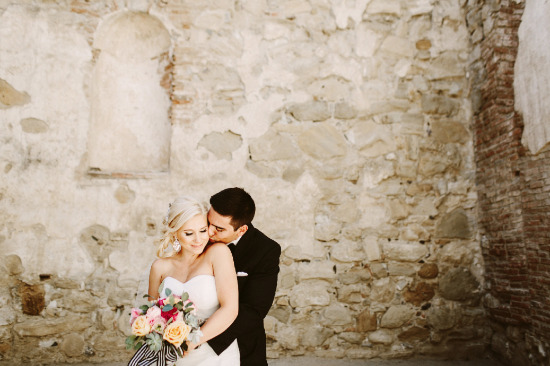 pop-of-pink-modern-wedding