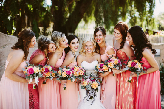 pop-of-pink-modern-wedding