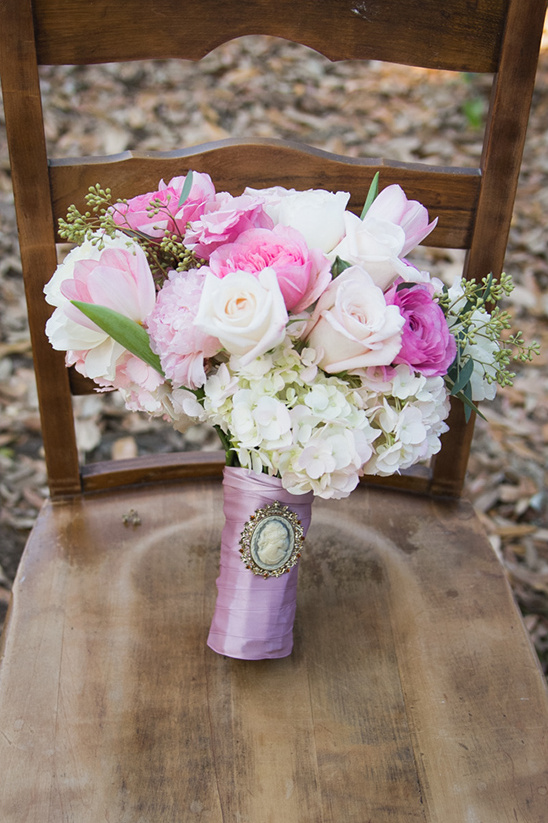 pink and white classy bouquet