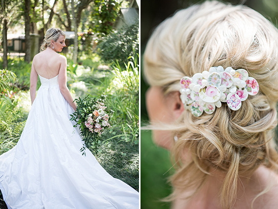 vintage bridal hair accessory @weddingchicks