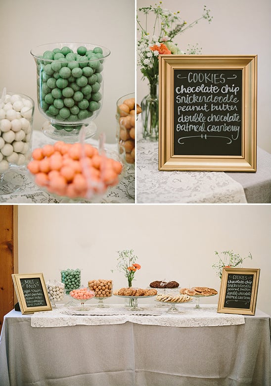 wedding cookie table