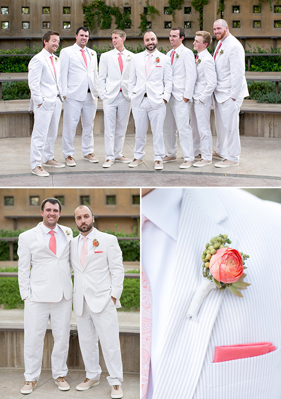 white groomsmen attire @weddingchicks