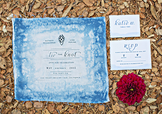 watercolor blue wedding invites @weddingchicks