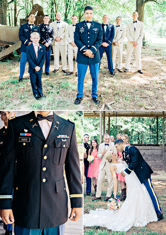US military groom attire @weddingchicks