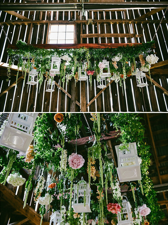 lantern and flower ceremony decor @weddingchicks