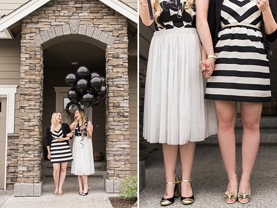 black and white dresses @weddingchicks
