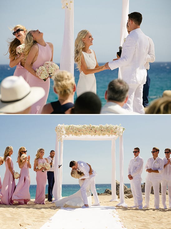Brooke Brinson beach wedding i do's @weddingchicks
