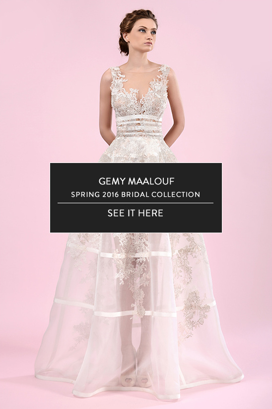 Gemy Maalouf Spring 2016 Bridal Collection