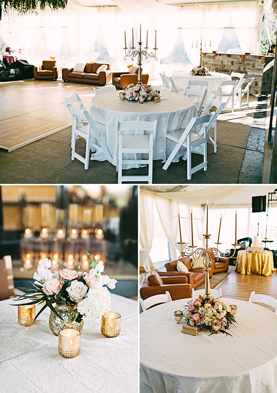 gold and blush reception ideas @weddingchicks