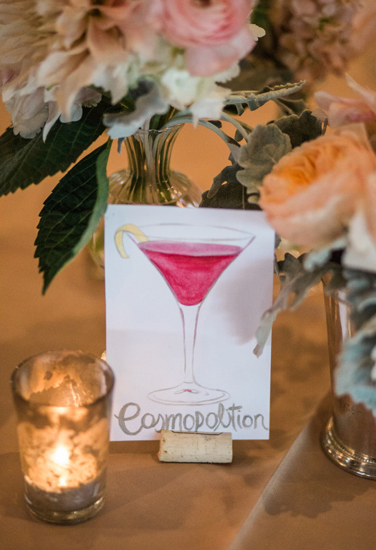 cosmopolitan table name @weddingchicks