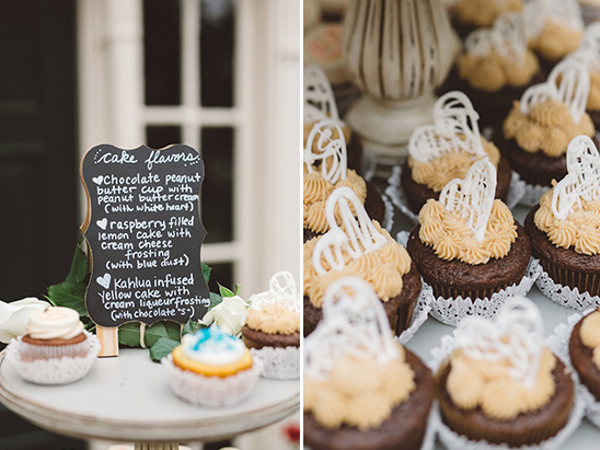 cupcake menu @weddingchicks