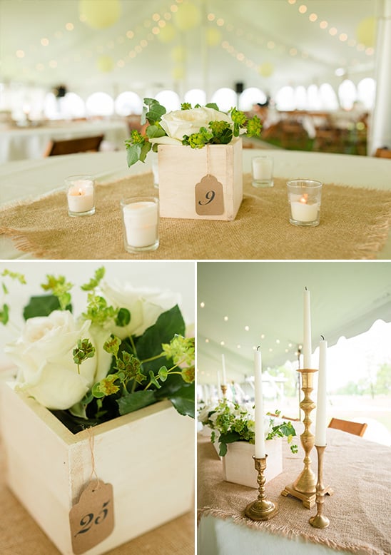 white roses table decor @weddingchicks