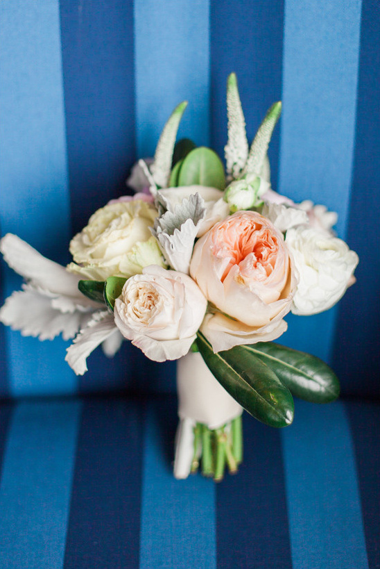 Seaport Wedding in Peach