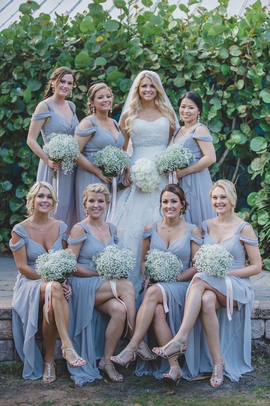light grey bridesmaids @weddingchicks