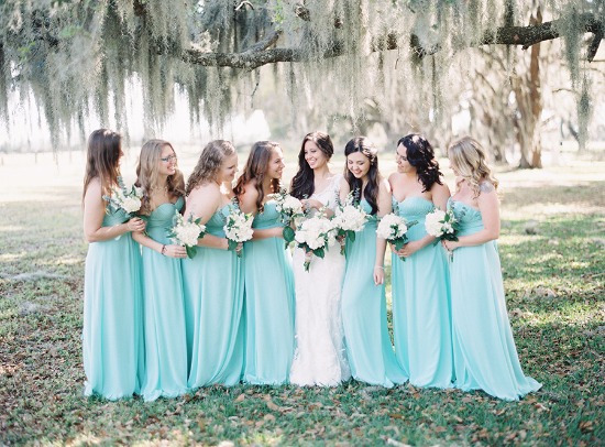 white-and-teal-wedding-in-florida