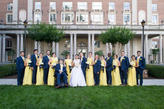 blue-and-yellow-monogrammed-wedding