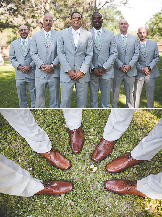 light grey groomsmen @weddingchicks