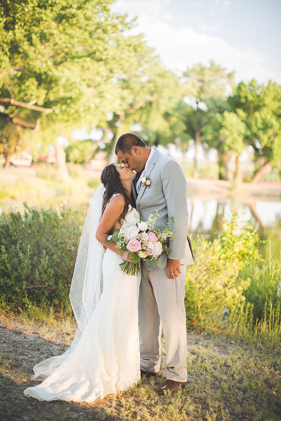 Blush, Gold And Mint Wedding In New Mexico