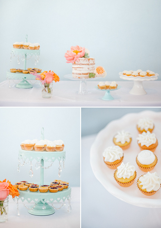 cute mint dessert table ideas @weddingchicks